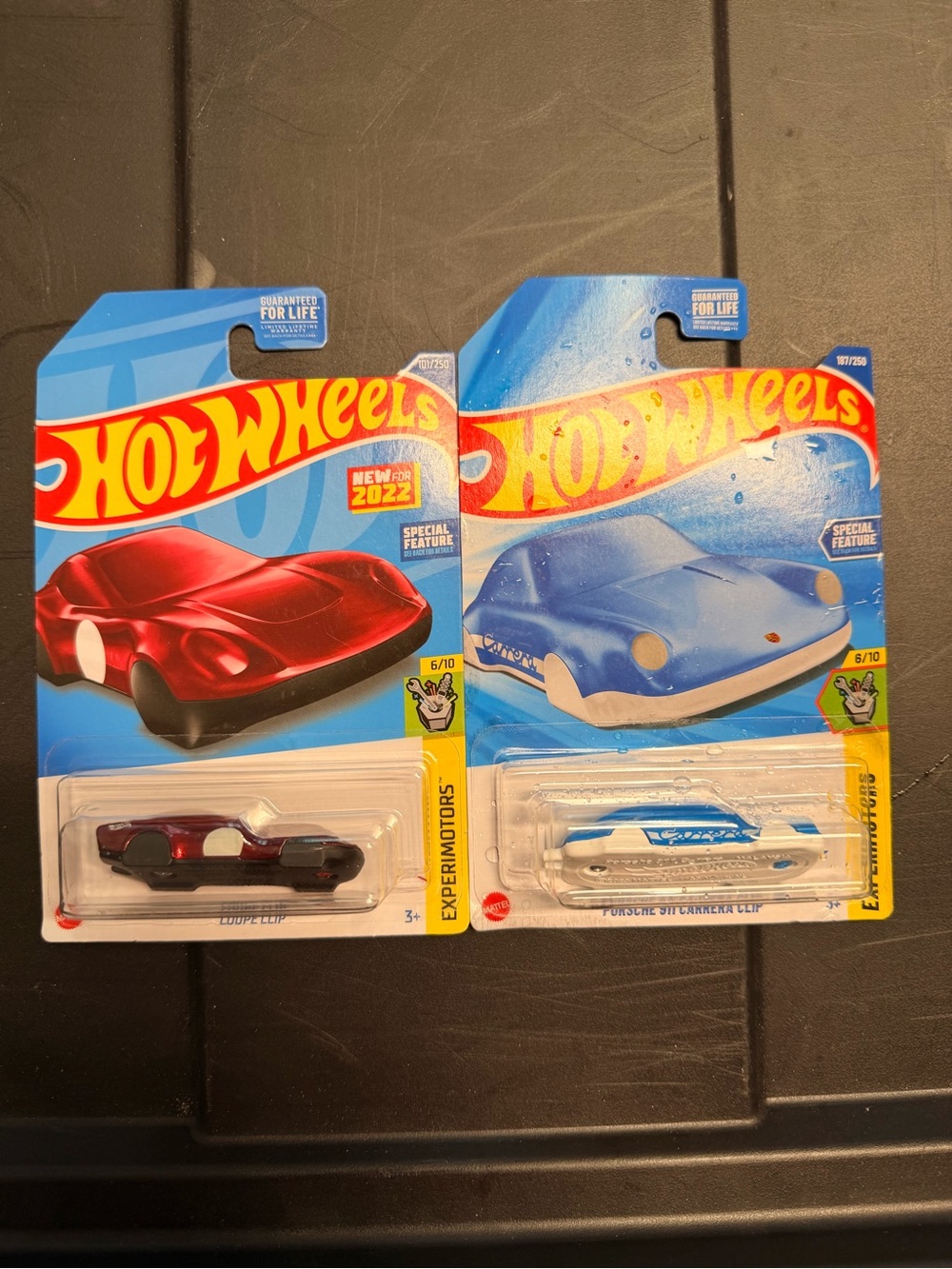 Mattel Hot Wheels Two-Pack - Blue & Maroon Die-Cast Cars